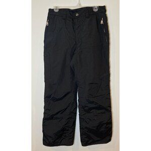 Bogner Ski Snow Pants Straight Leg Made in USA Nylon Black Size 12